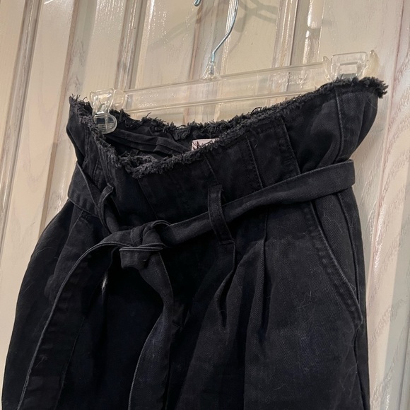 Black tie waist jeans - Picture 5 of 7